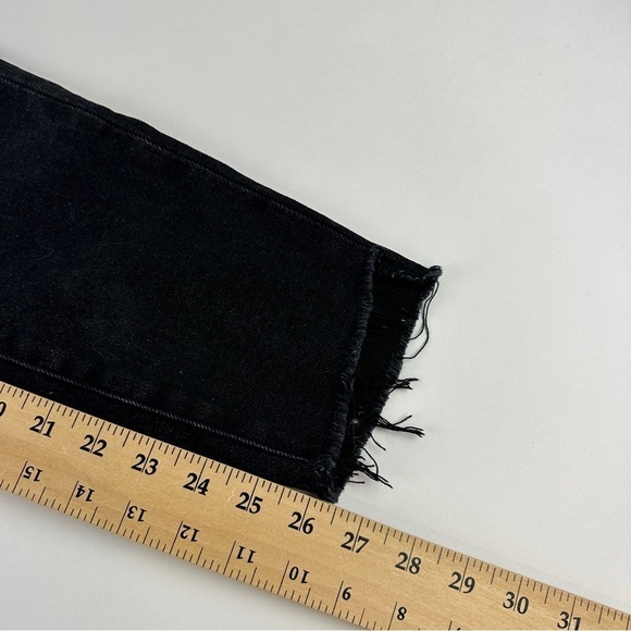 Dear John Jeans Womens 28 Black Crop Length - Picture 9 of 10